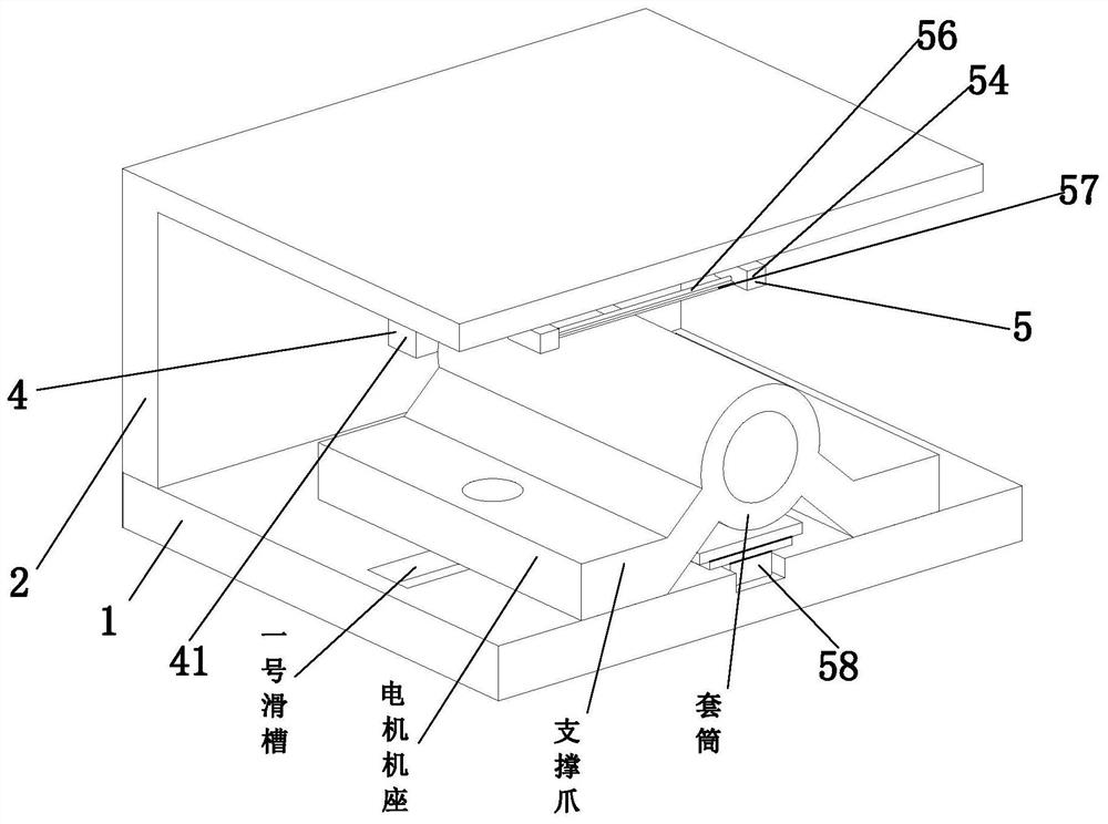 A finishing device for motor frame after casting