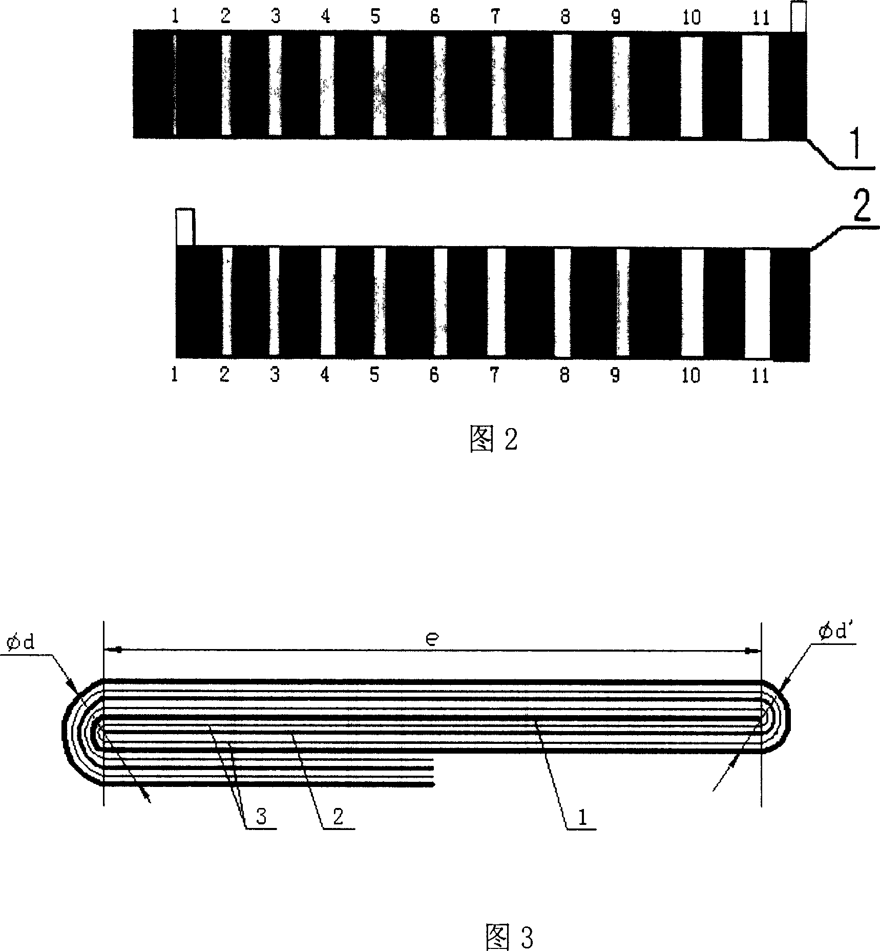 A quadrate lithium ion cell electrode core and its battery