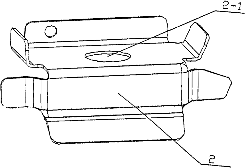 Engine bracket front mounting structure