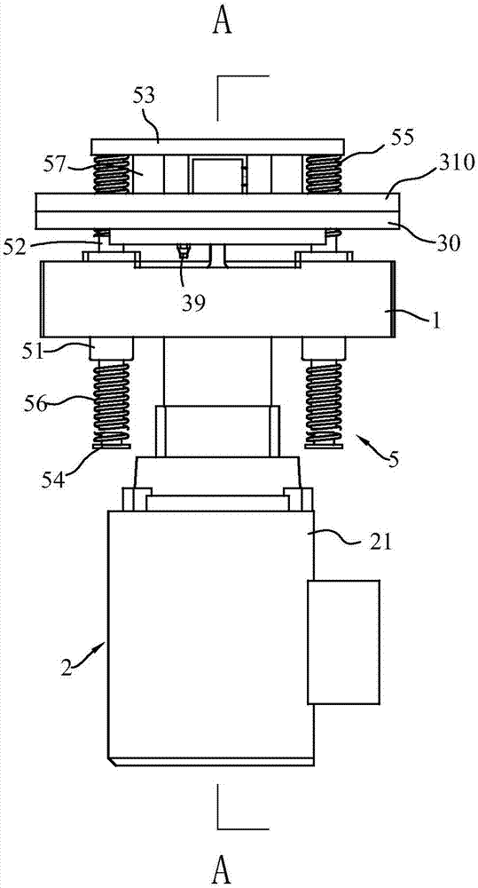 Self-adapting rotation machining device