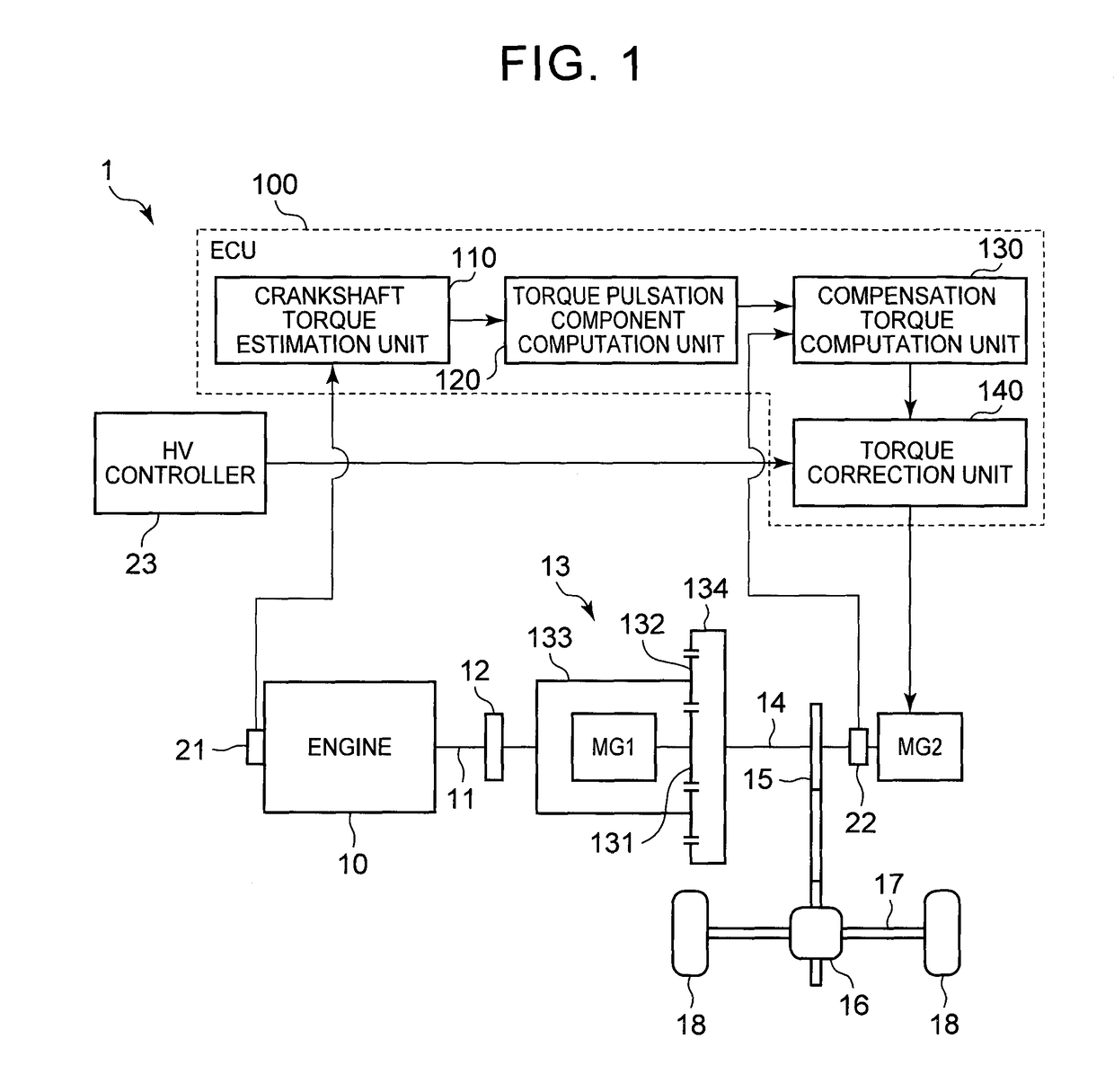 Control device for hybrid vehicle