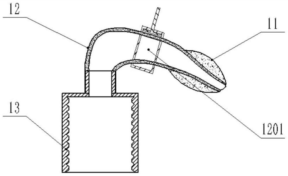 A kind of environment-friendly medical nasal irrigator