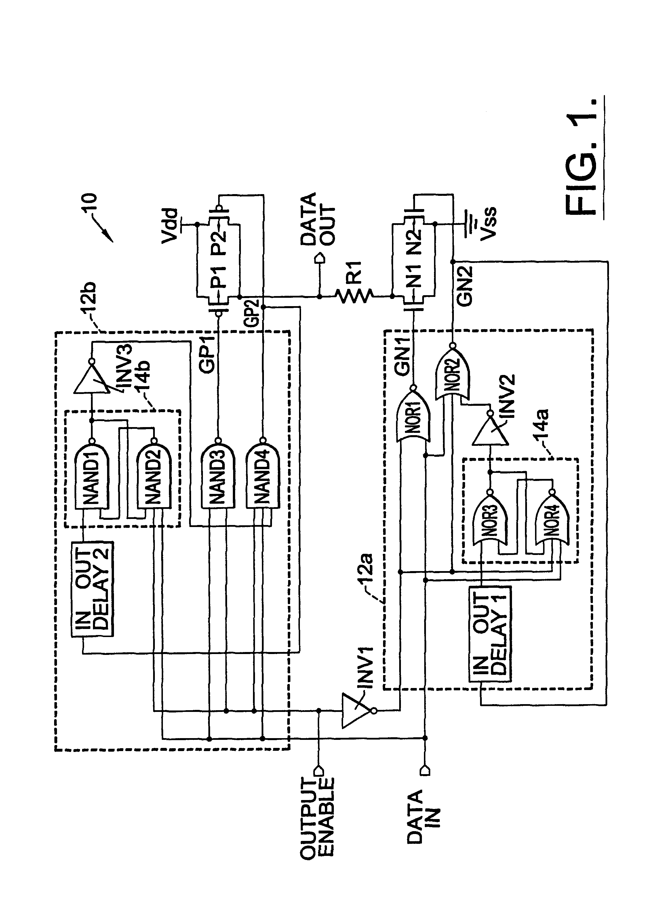 Integrated circuit output buffers having feedback switches therein for reducing simultaneous switching noise and improving impedance matching characteristics