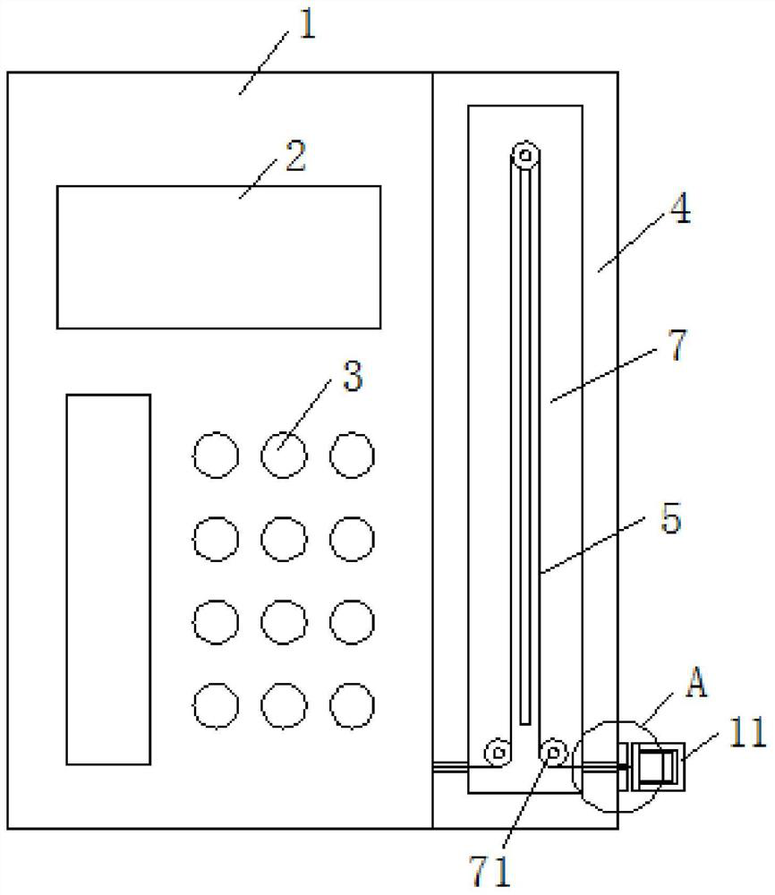 Detection device for infectious disease department