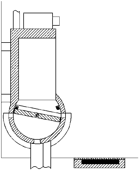 A raw material collection structure for preparing urokinase