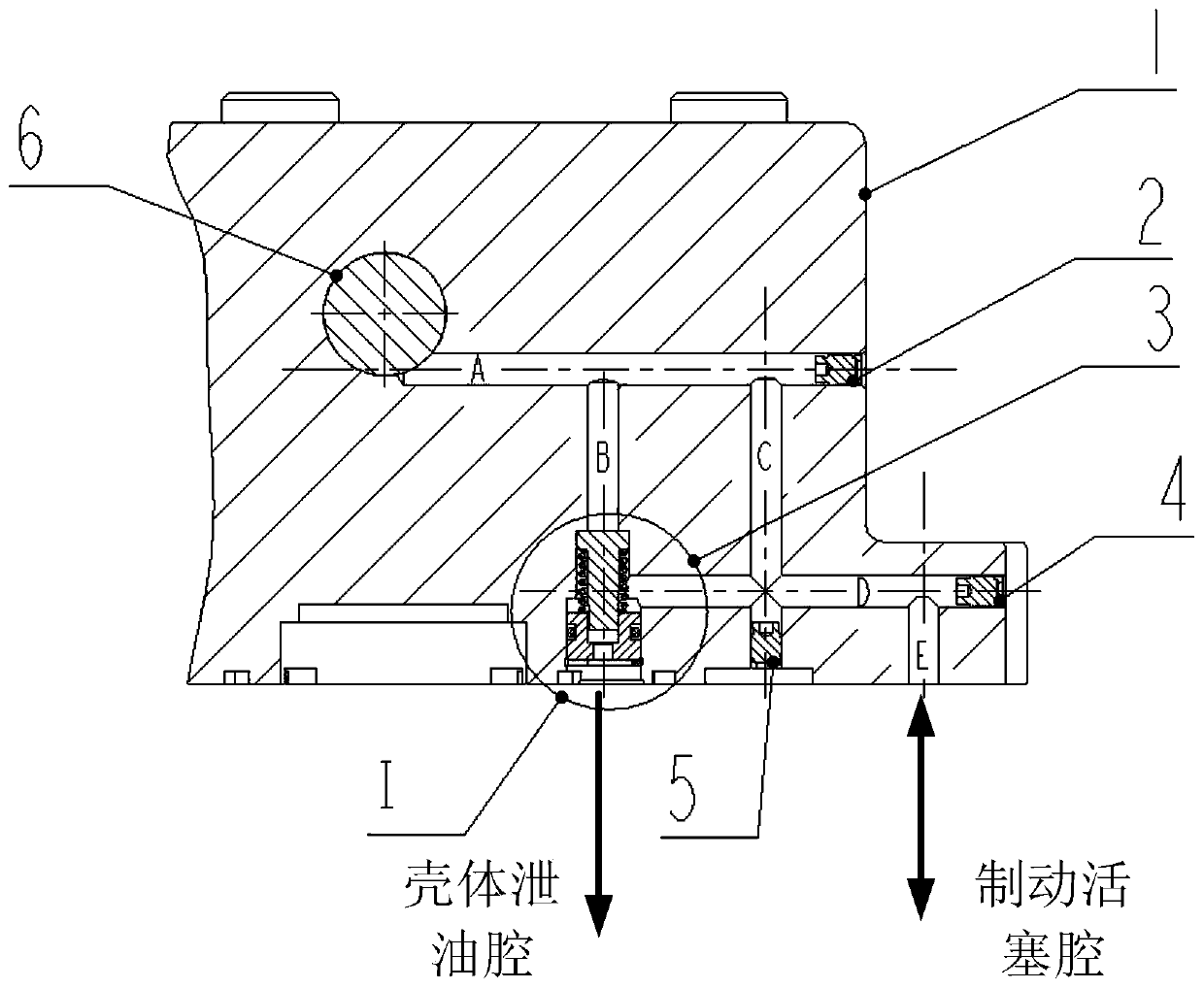 Travel motor delay brake valve and travel motor