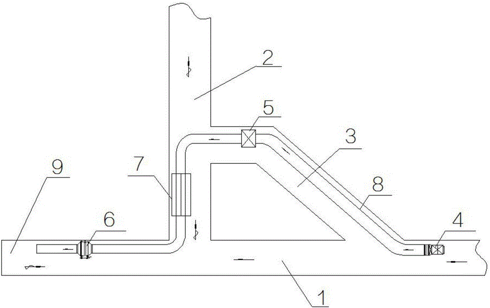 Dust removal system based on mine cooling system