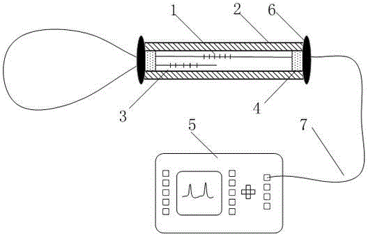 Metal tube structure-based fiber grating corrosion sensor and monitoring method thereof