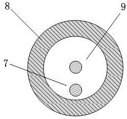 Metal tube structure-based fiber grating corrosion sensor and monitoring method thereof