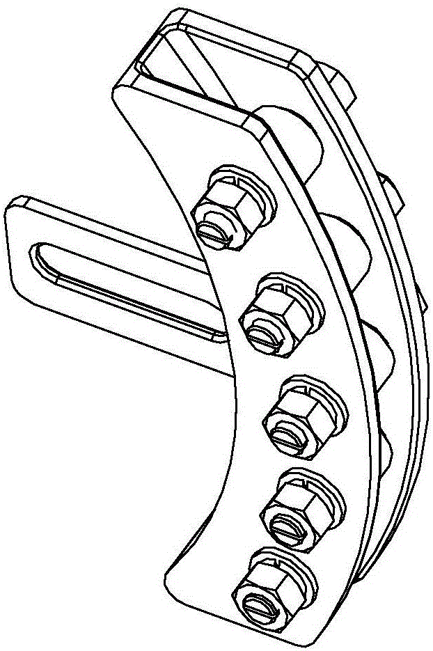 Efficient rolling tensioning wheel plate device