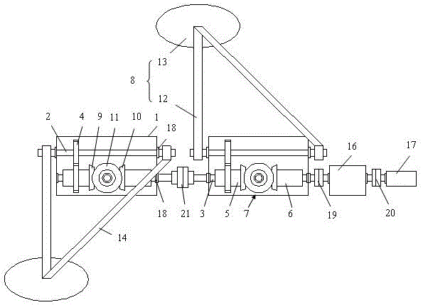 Wave power mechanism and ocean wave power generation equipment with same