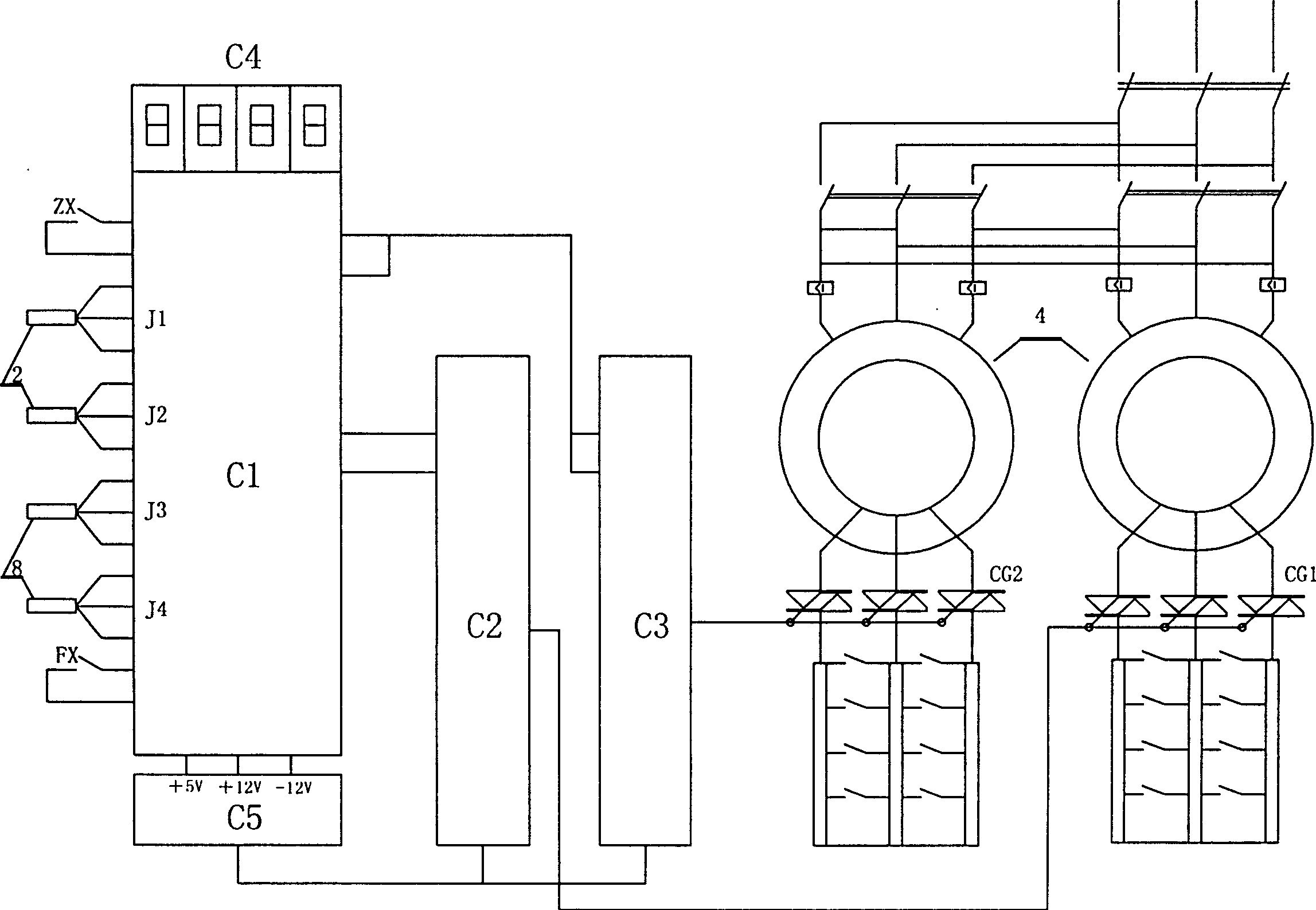 Rail-gnawing prevention device for double-track running rehicle