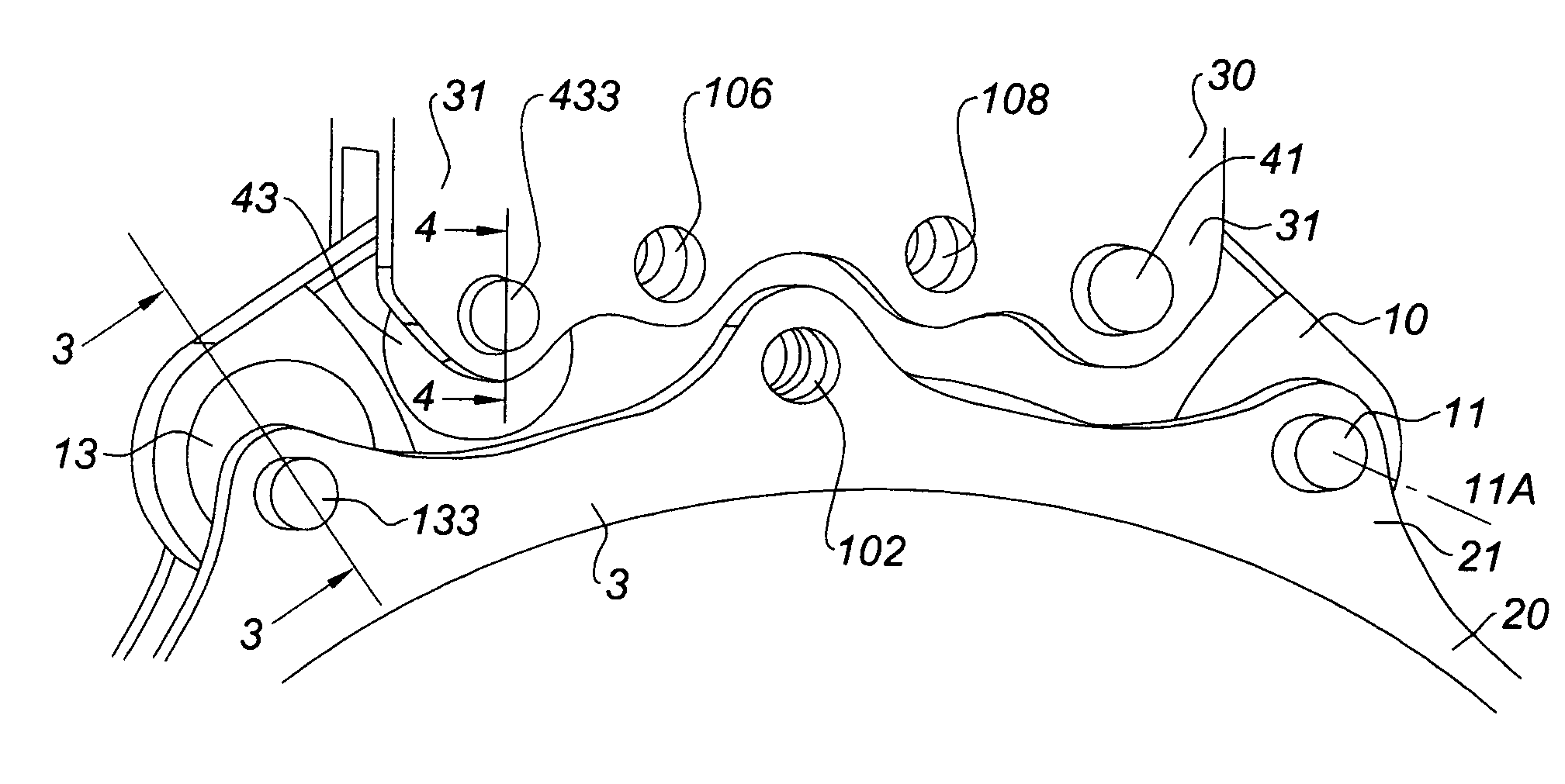 Mounting of engine onto an aircraft structure