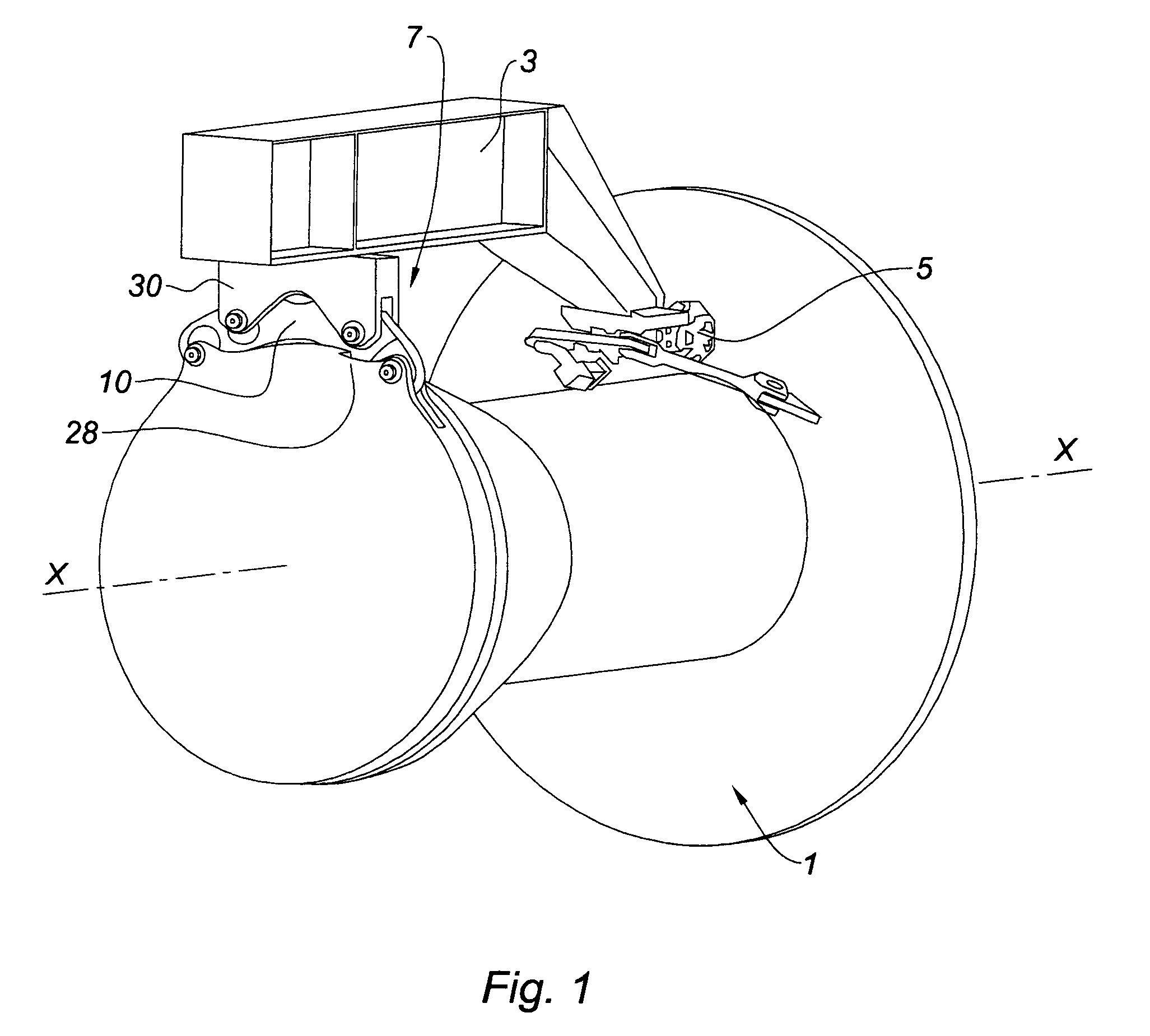 Mounting of engine onto an aircraft structure