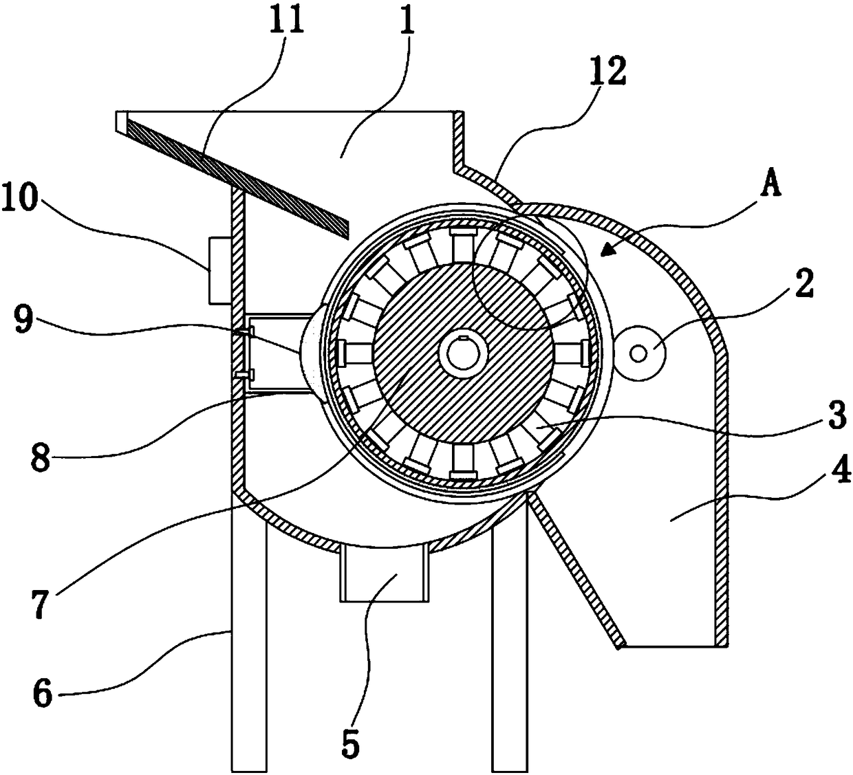 Magnetic separator convenient to feed