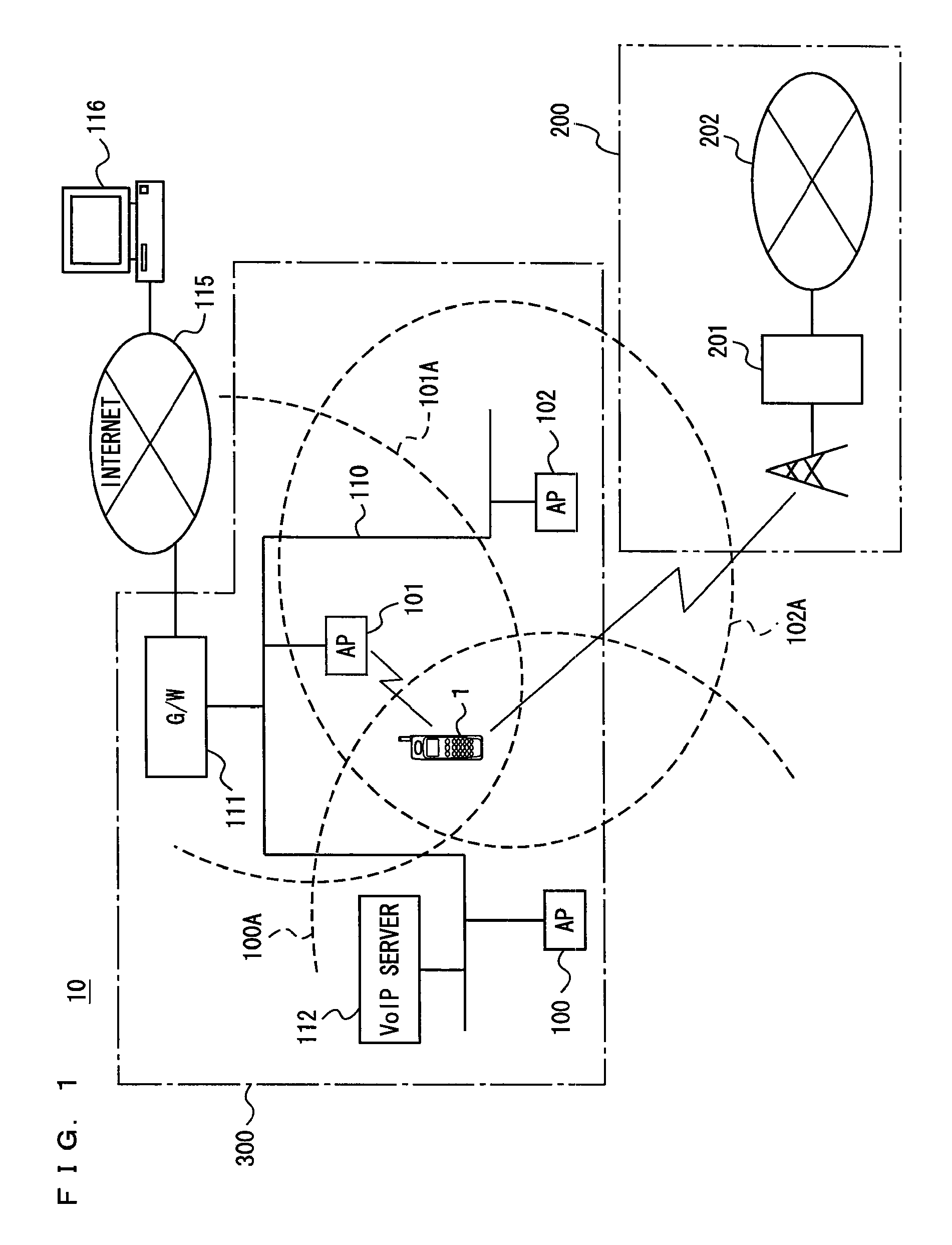 Mobile Communication Terminal, Mode Switching Method, and Network Switching Method