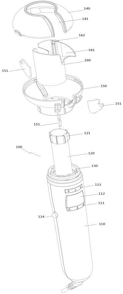 Curly hair styling device