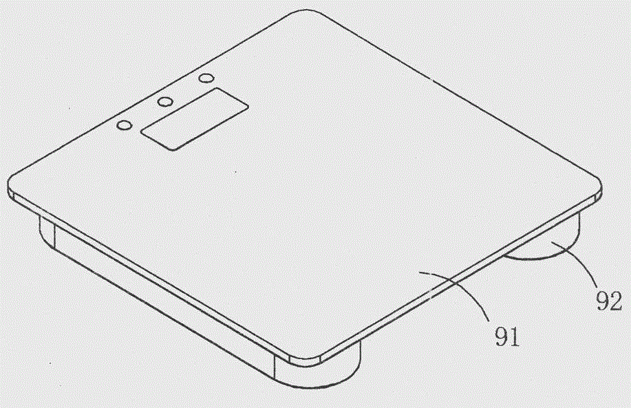 Improved dual-step electronic weighing scale