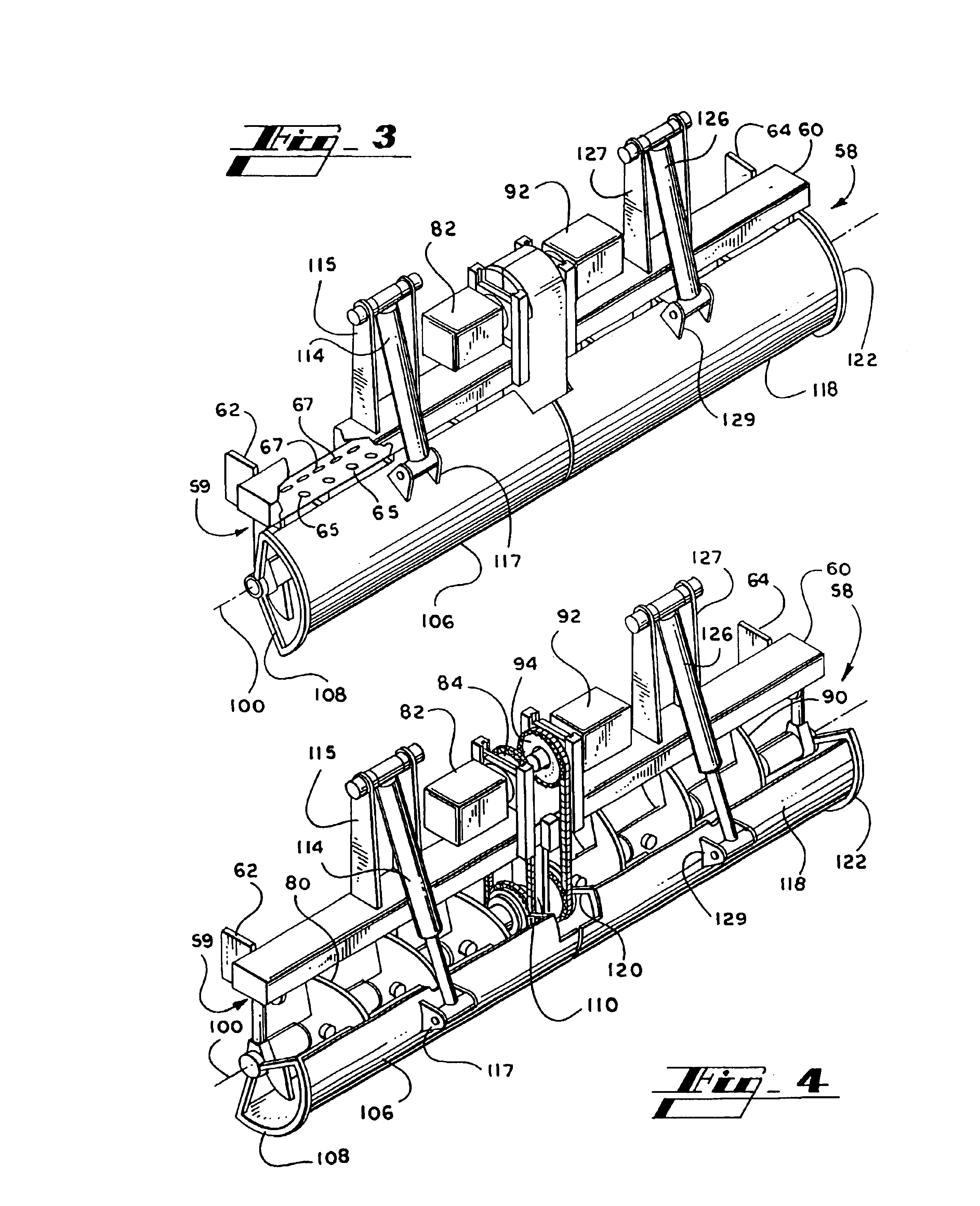 Cut off and strike off mechanism for a paving machine