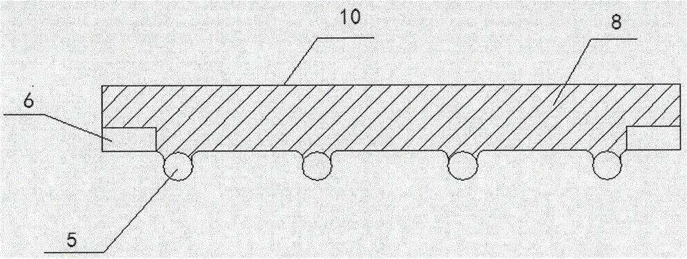 Conduction oil roof radiation heating system with fresh air preheating function