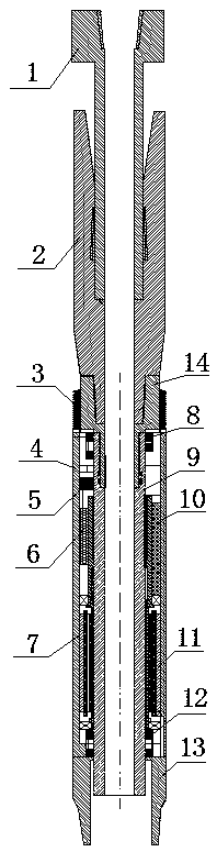 Drilling liner hanger controlled by surface bit weight and control method of drilling liner hanger