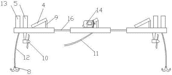 A floating solar power generation single-axis tracking system and its control method