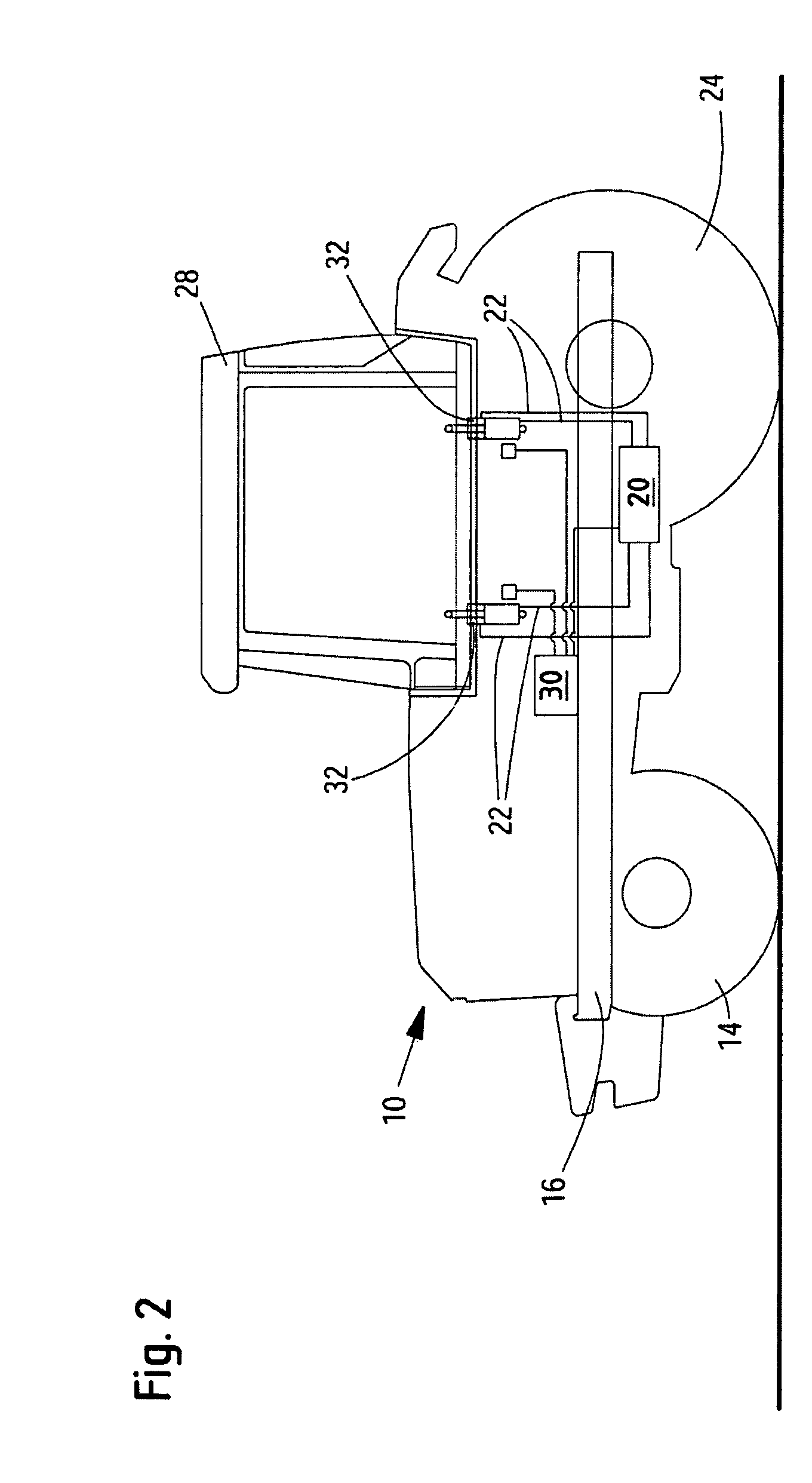 Vehicle active suspension system