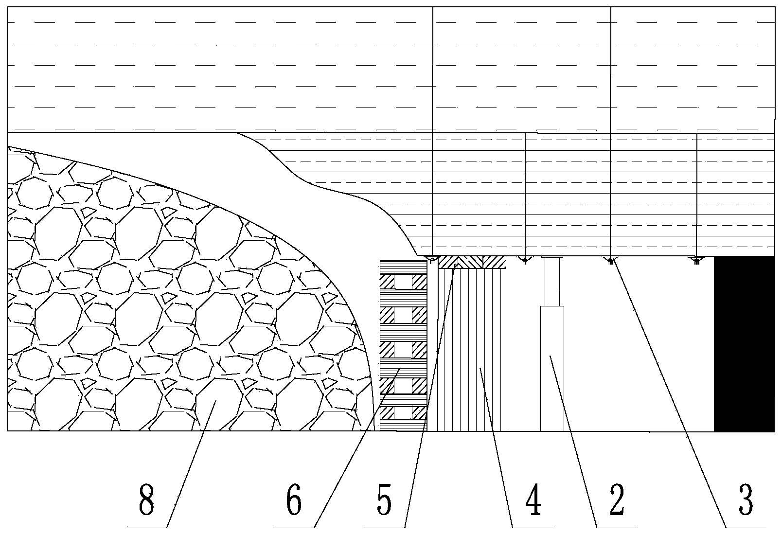 Gob-side entry retaining method of fully-mechanized mining/full-mechanized caving mining working face