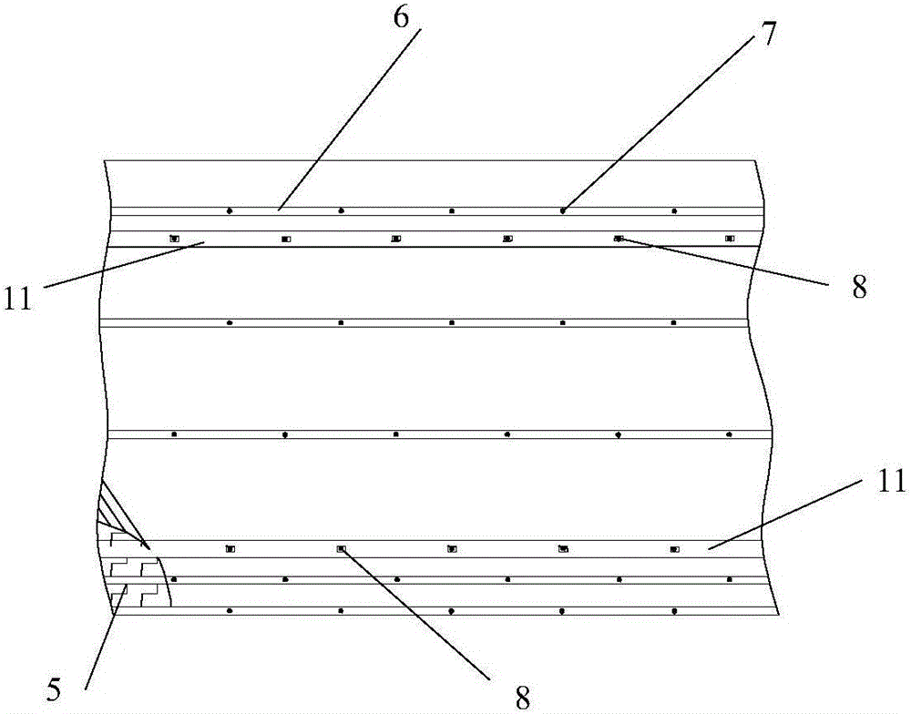 Deep three-soft coal seam asymmetric tunnel supporting structure