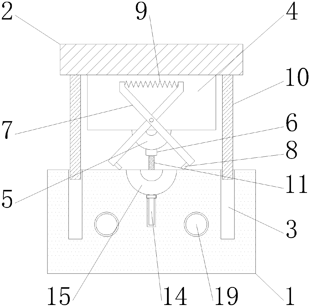 Manufacturing device of communication cable joint protection box