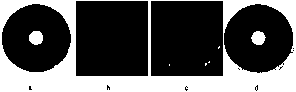 Online detection method for circular plate casting based on machine vision