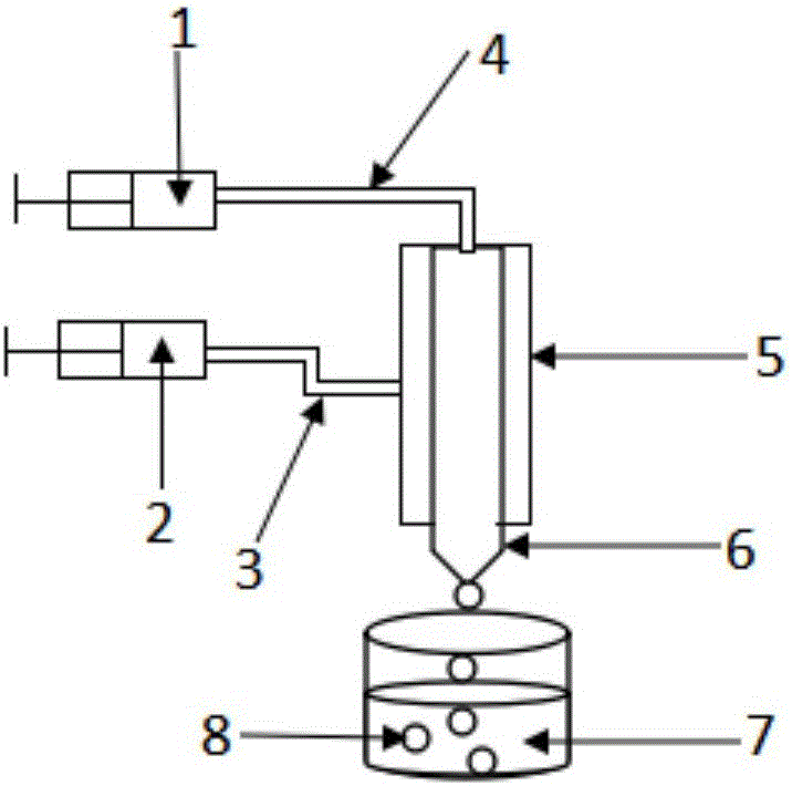 Preparation method for SiO2 nanoparticle reinforced chitosan composite microcapsule