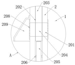 Power control cabinet with self-sealing structure after fire