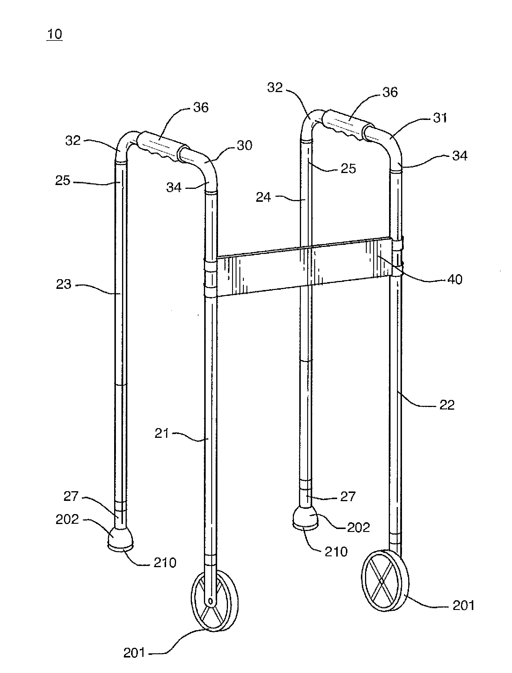 Modifiable walking-assistance apparatus