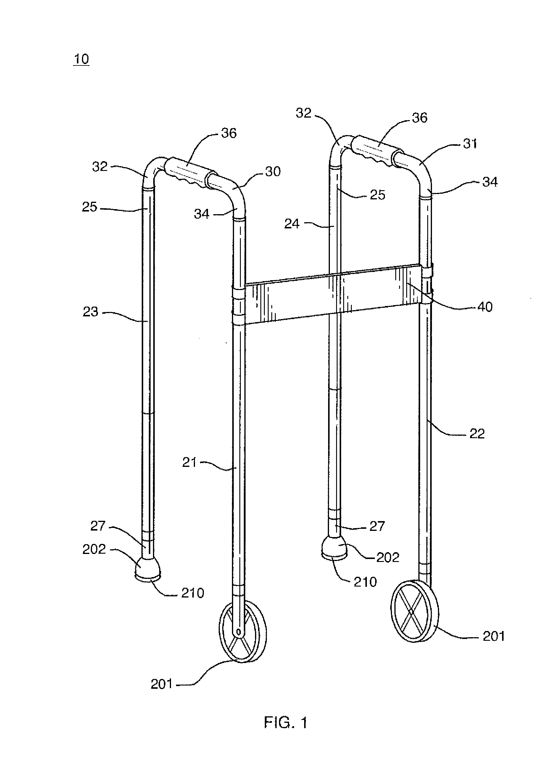 Modifiable walking-assistance apparatus