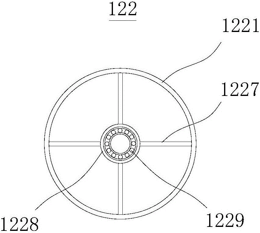 Cyperus esculentus harvester and threshing device