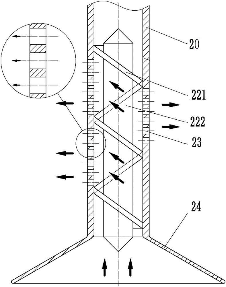 Vortex tubular gas-liquid separator