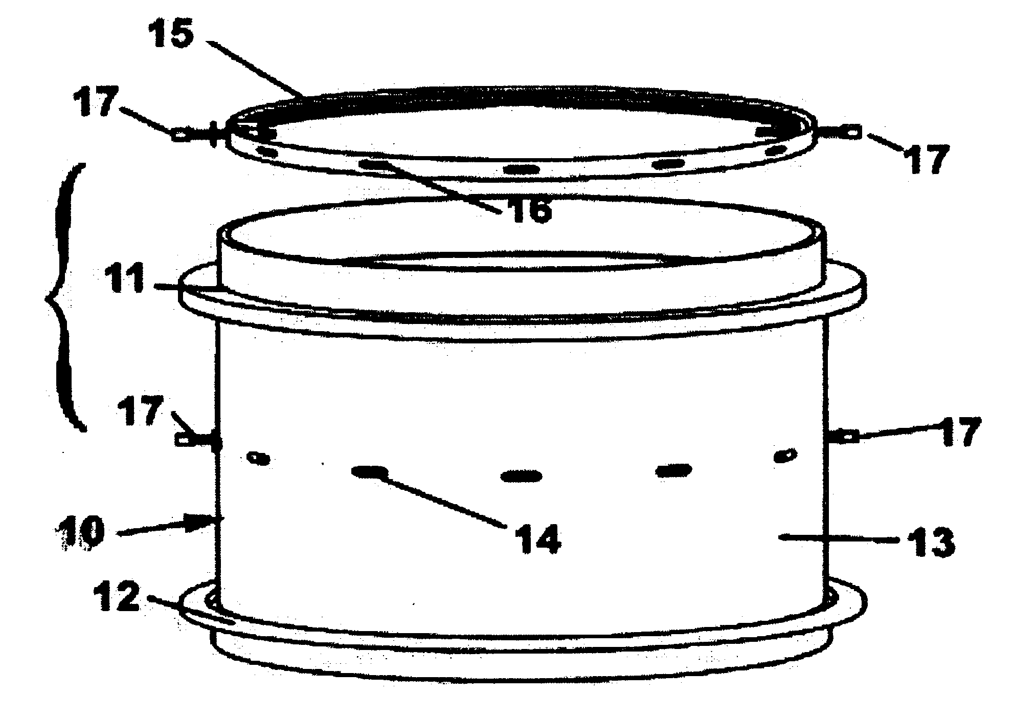 Drum with modulated acoustic air vent