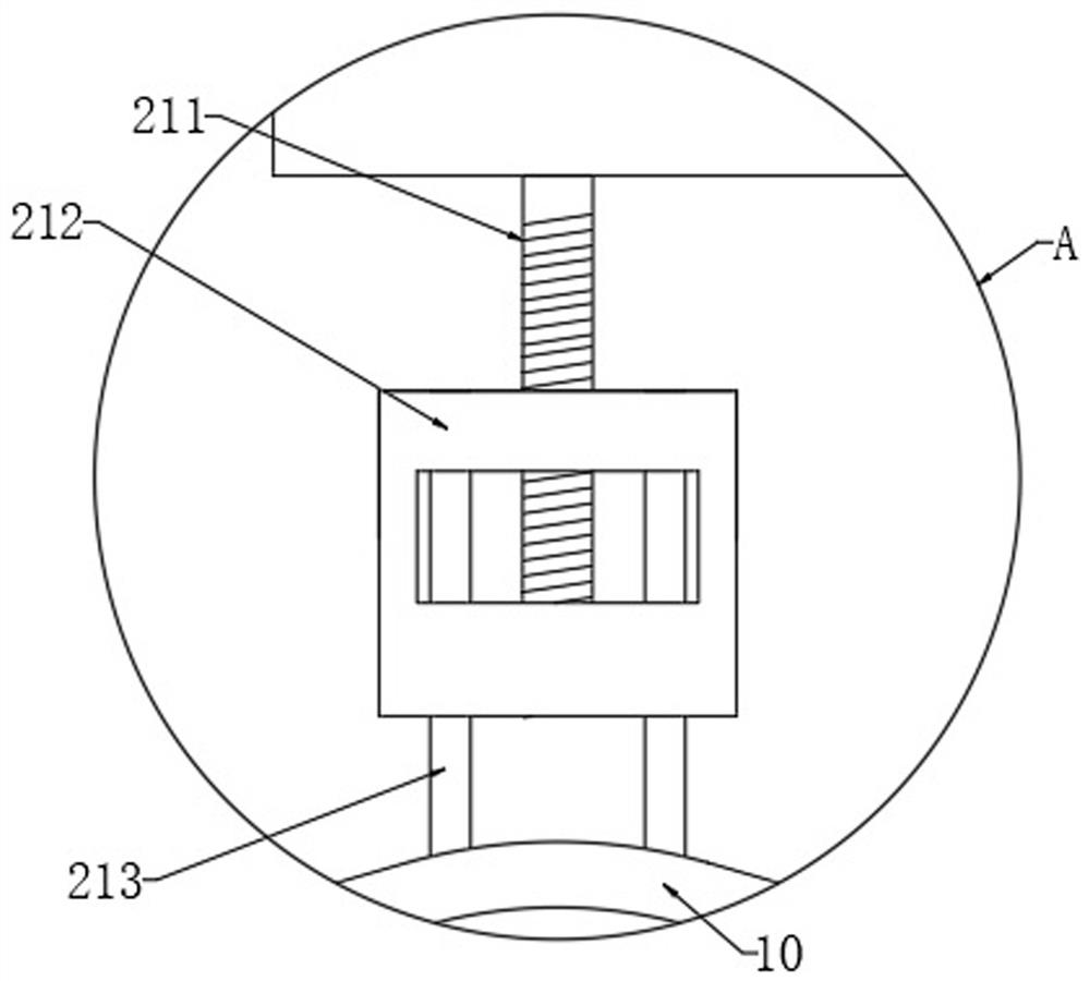 Improvement method and device for prolonging service life of graphite crucible