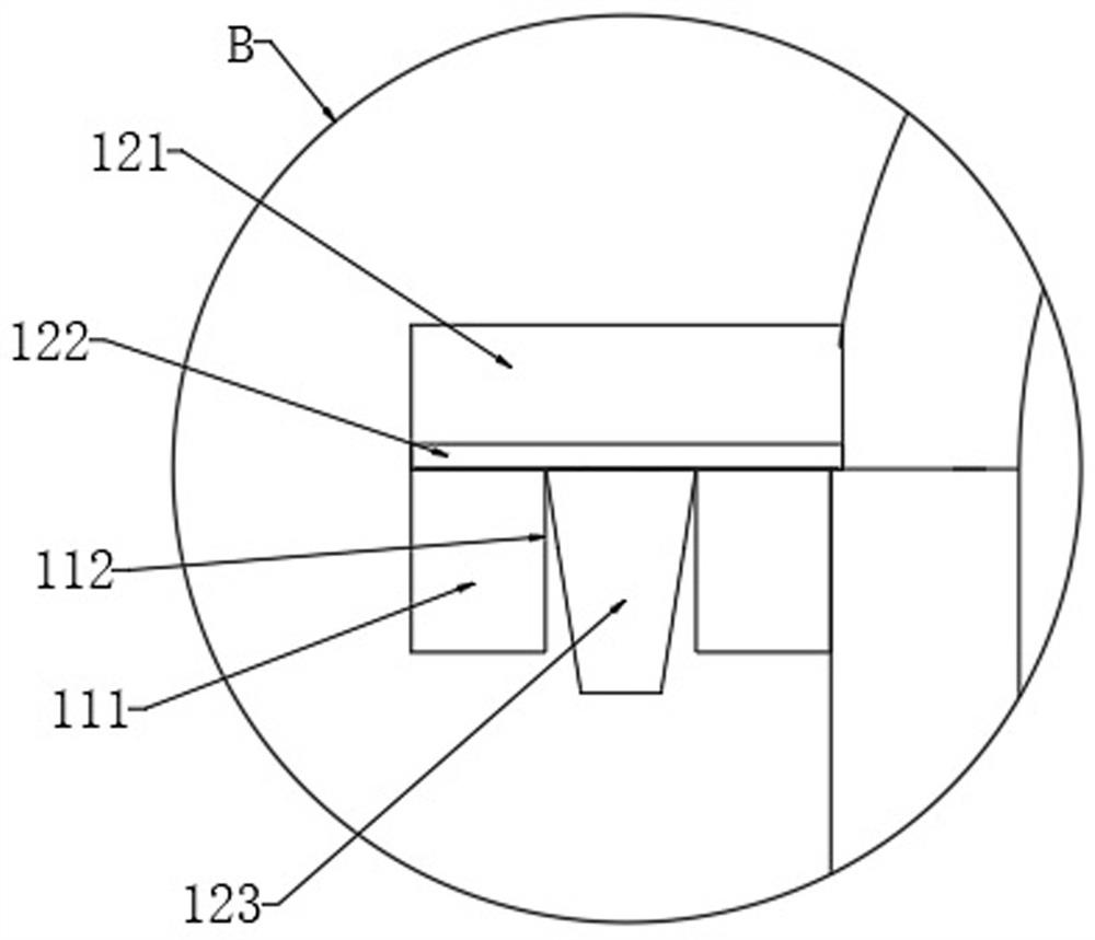 Improvement method and device for prolonging service life of graphite crucible