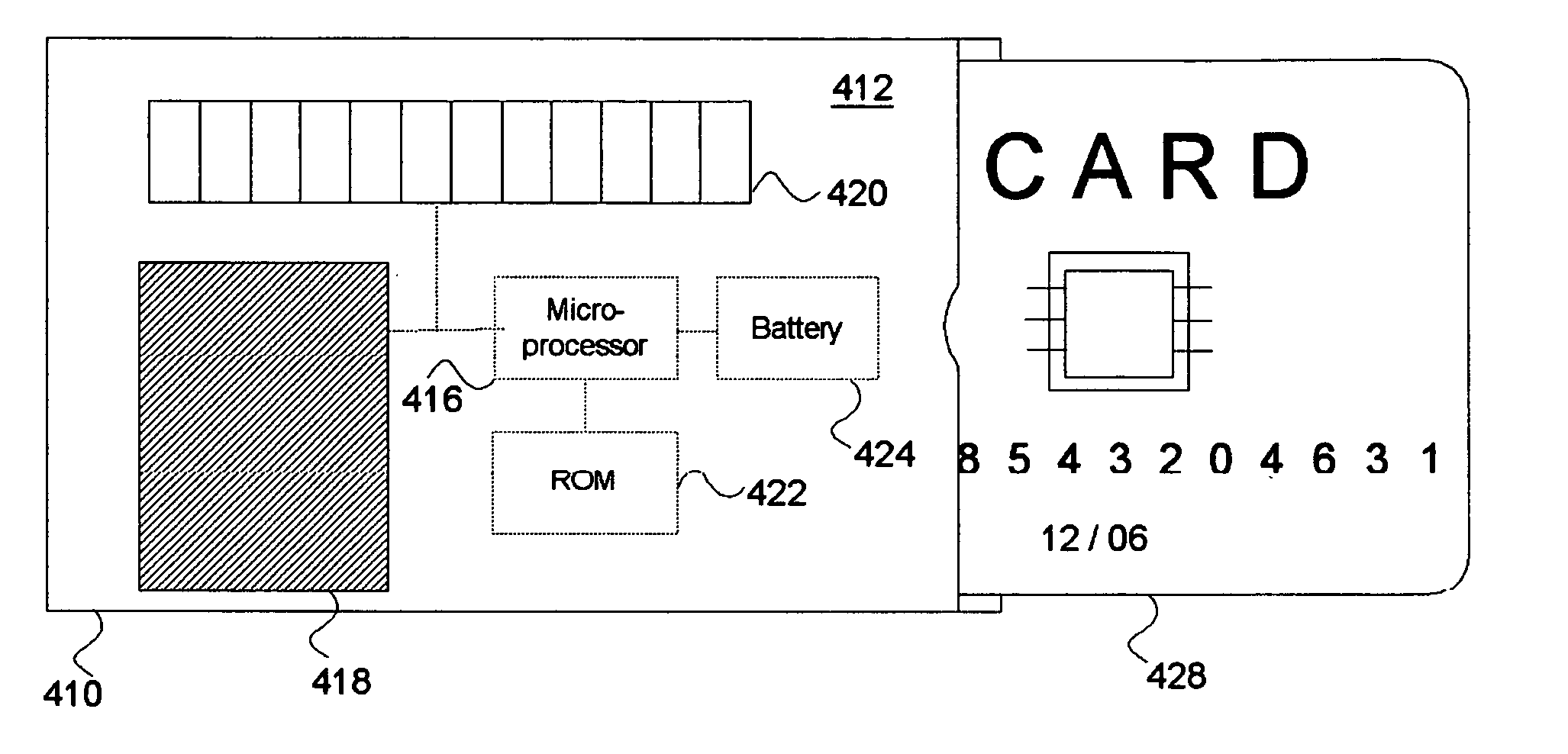 Bio-metric smart card, bio-metric smart card reader, and method of use