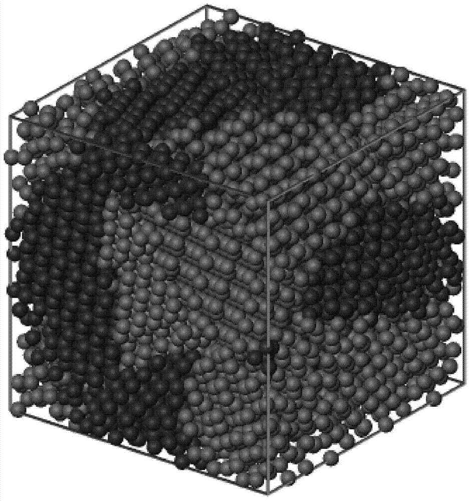 Method for building multiphase polycrystalline atomic structure model