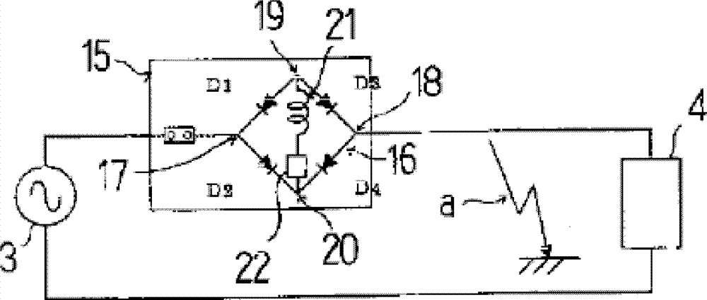 Power electronic failure current limiter