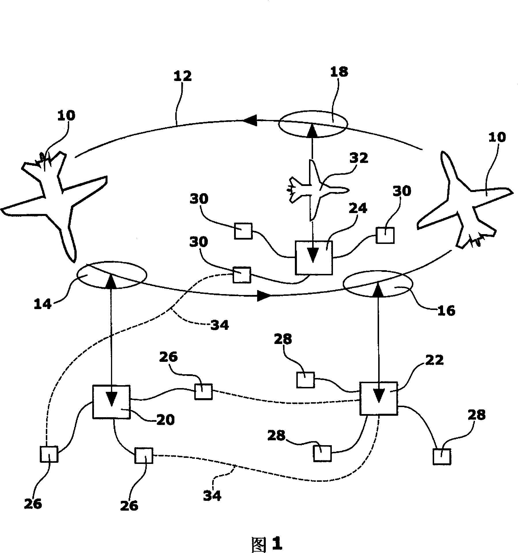 Air freight transport method, transport aeroplane and air freight transport system