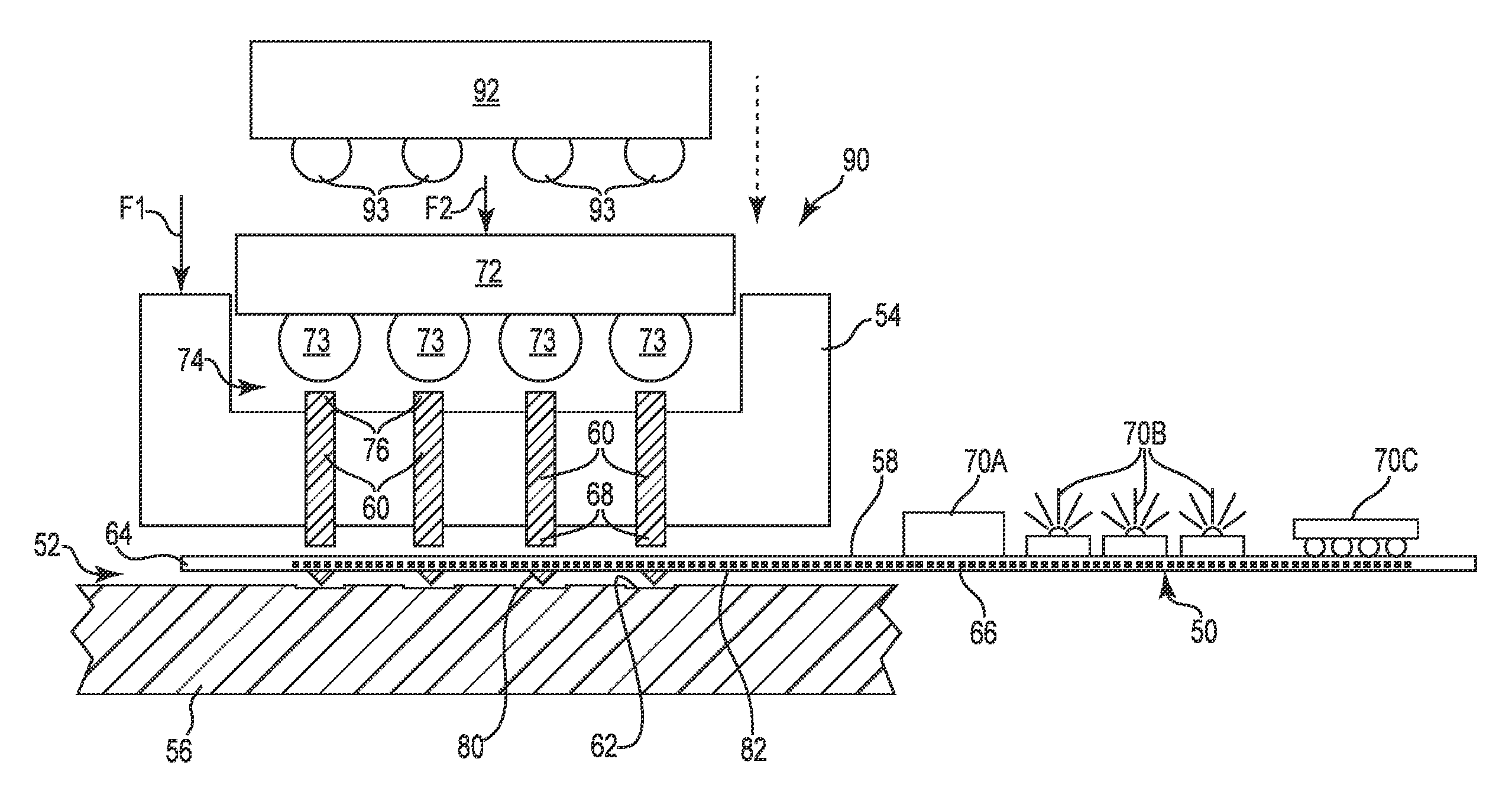 Compliant printed circuit socket diagnostic tool