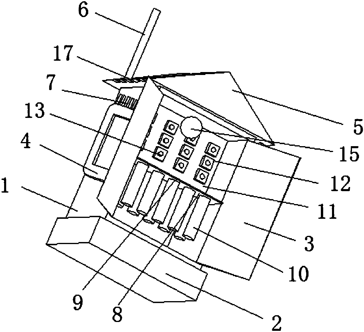 Outdoor cable tapping box