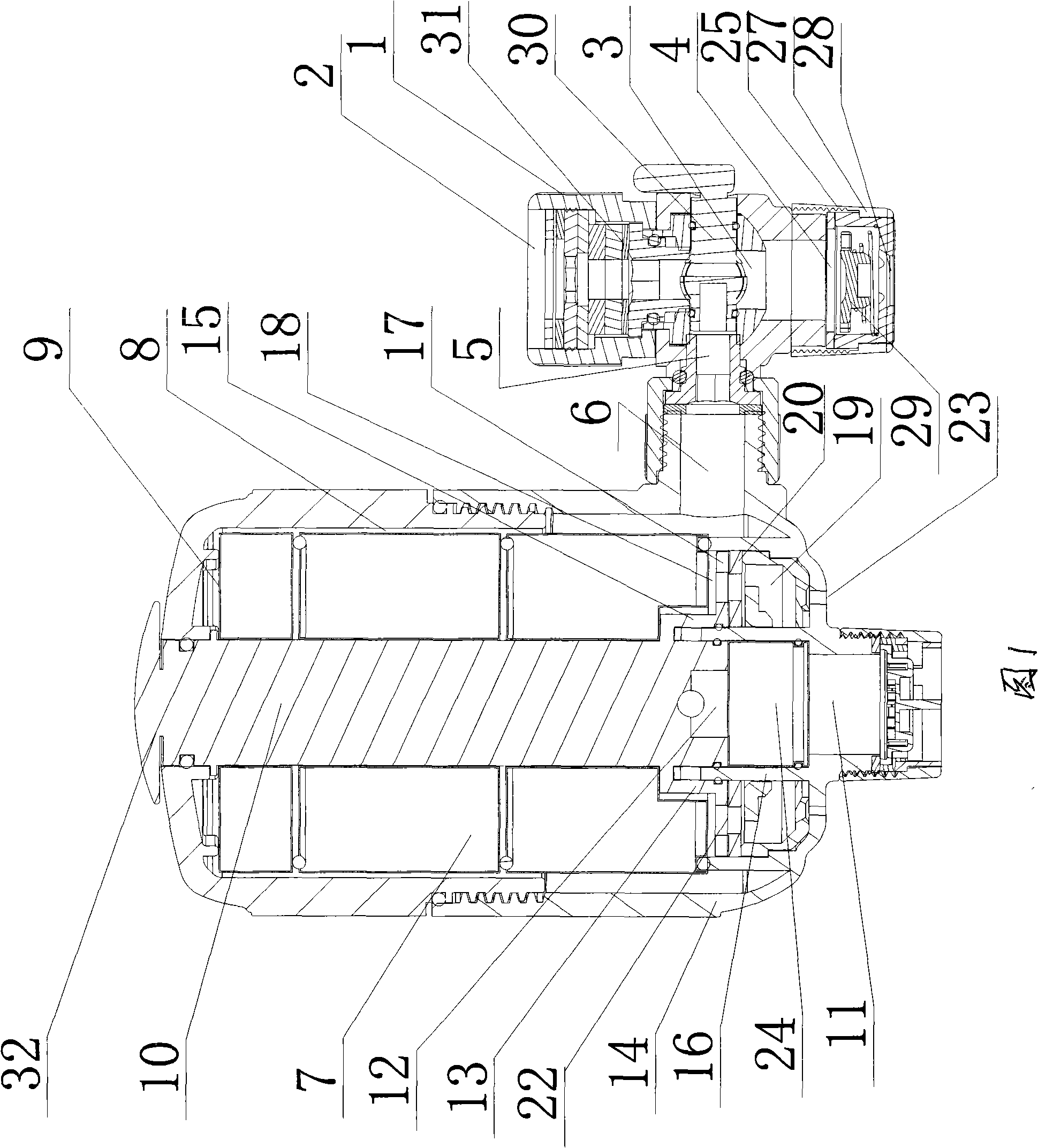 Water engineering quality-dividing system activated water saving device