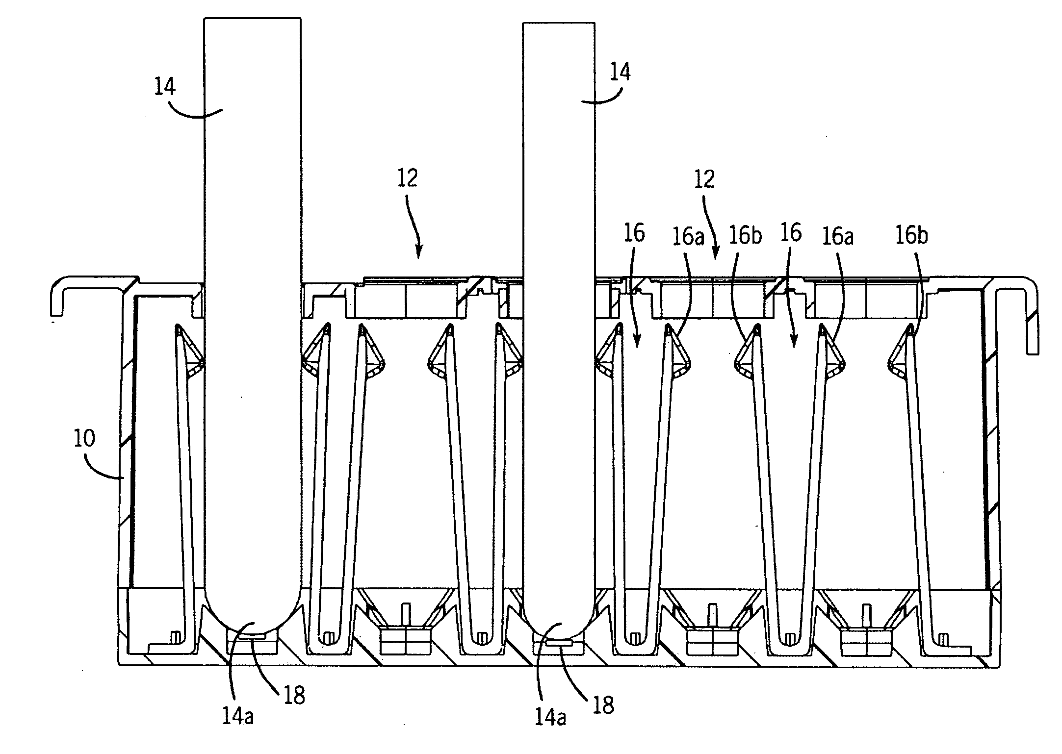 System for tracking vessels in automated laboratory analyzers by radio frequency identification