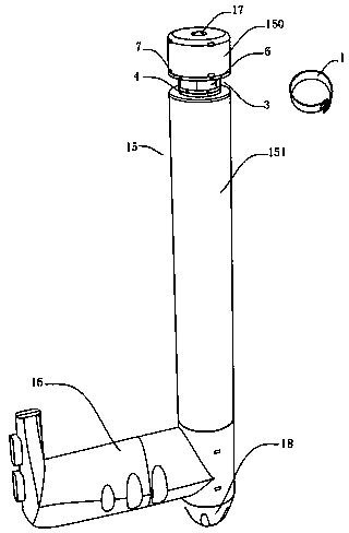 Uterine cancer vaginal canal resection operation instrument