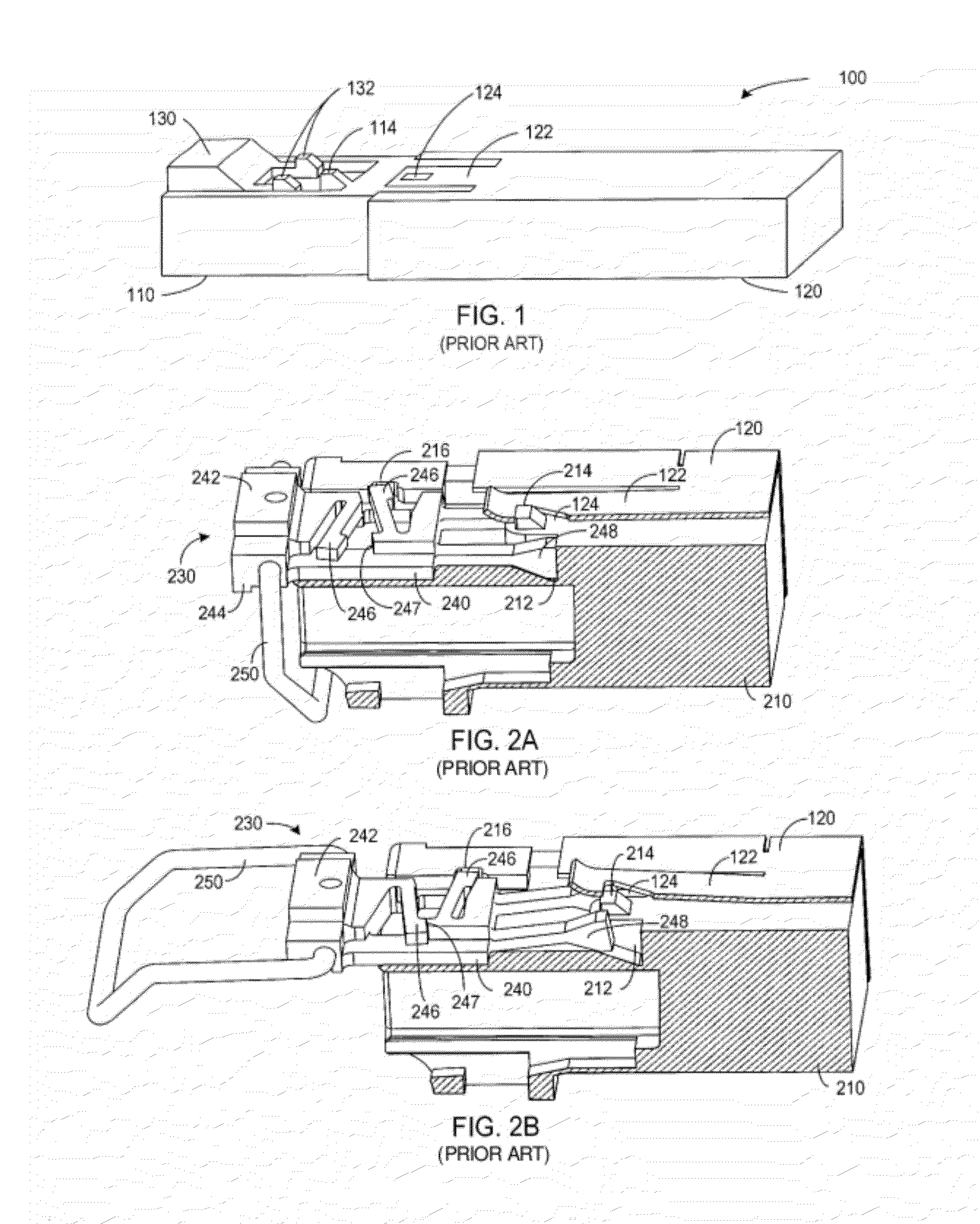 Delatch device having both push and pull operability for use with an optical transceiver module, and a method